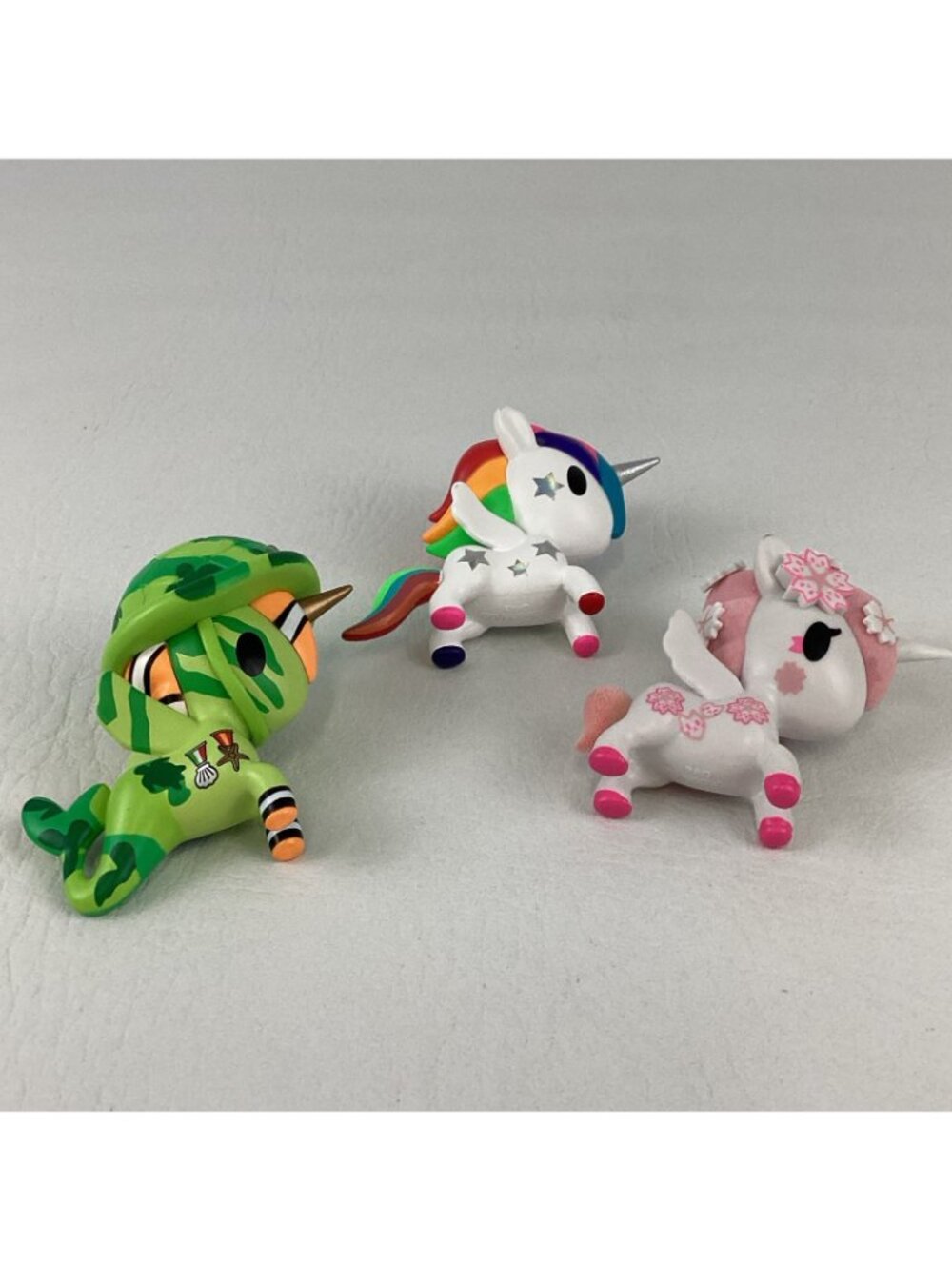 Tokidoki Unicorno Prisma Hanako Mermicorno Camo Vinyl Figure Bundle Toy Lot - Picture 7 of 7